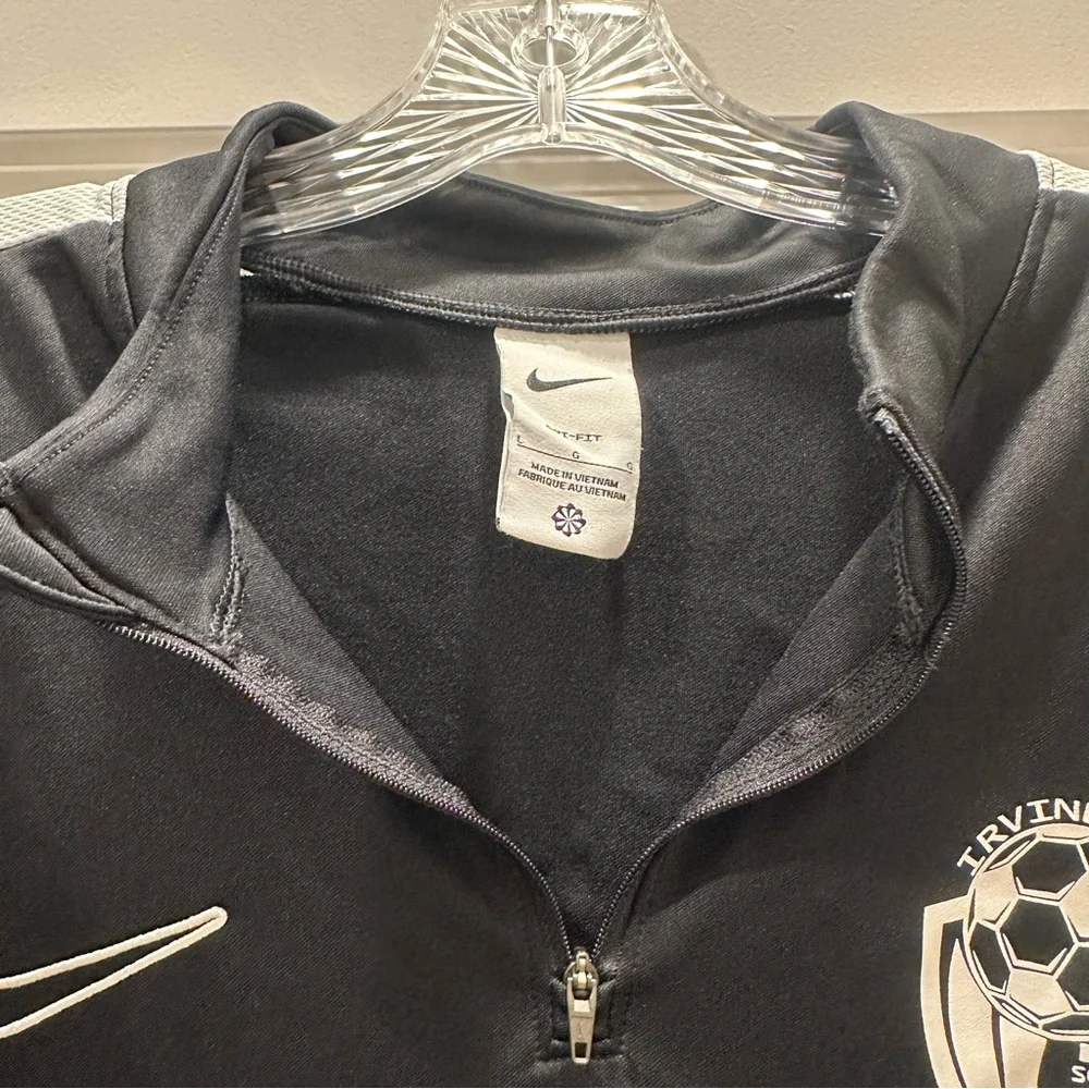 Nike Dri-FIT Irvine FC‎ Black 1/4 Zip Size: L
